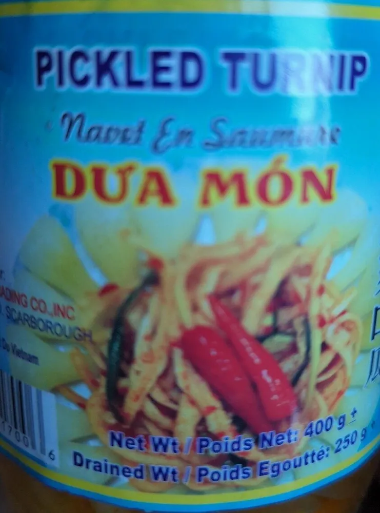 Pickled Turnip