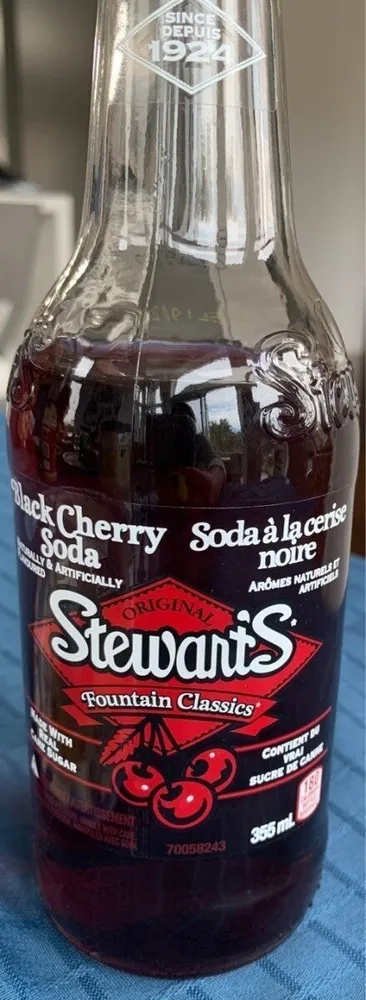 Soda à la cerise noire