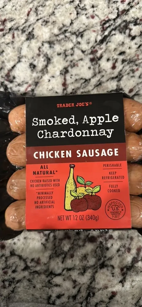Apple Chardonnay Chicken Sausage