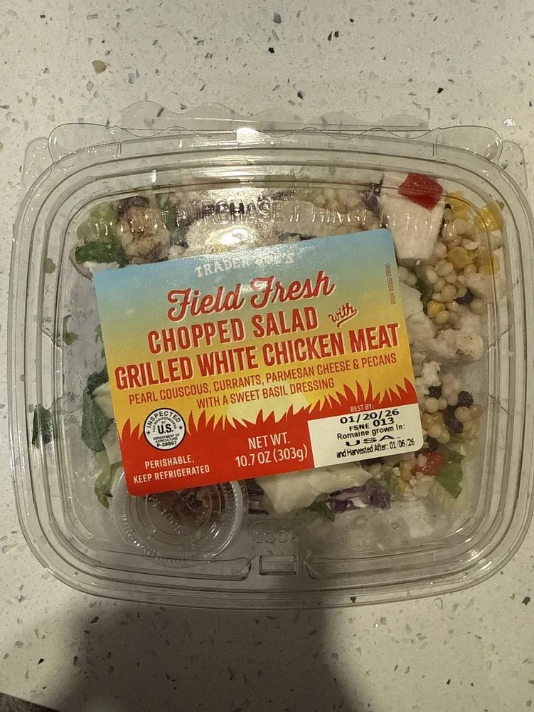 Field Fresh Chopped Salad with Grilled White Chicken Meat
