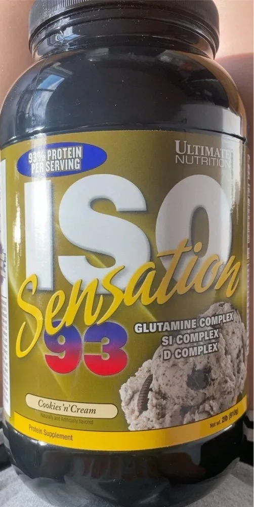 ISO sensation 93 protein powder