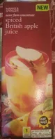 spiced British apple juice
