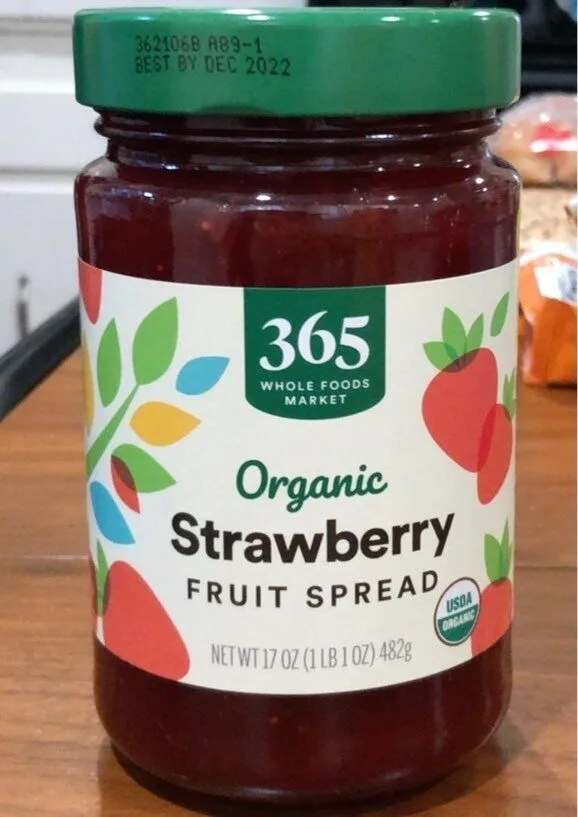 Organic Strawberry Fruit Spread