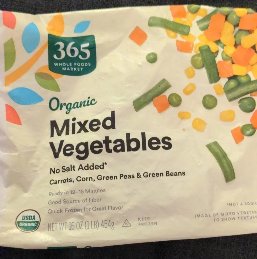 Organic Mixed Vegetables