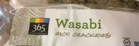 Wasabi rice crackers