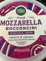 Fresh Mozzarella Bocconcini Farmstead Cheese