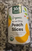 Organic Yellow Cling Peach Slices