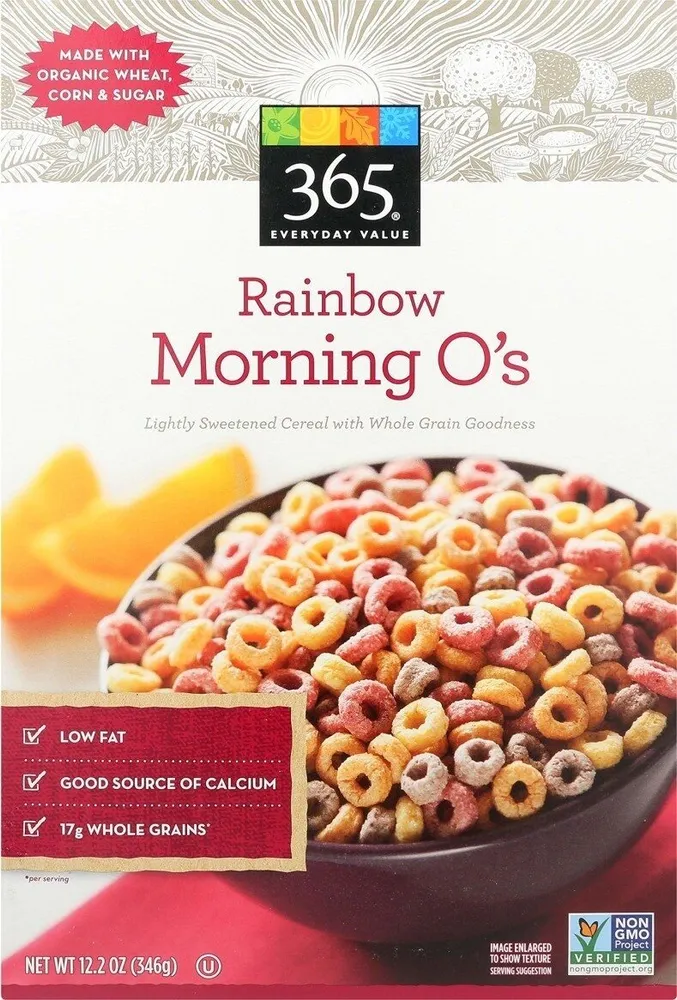 Rainbow Morning O'S Cereal