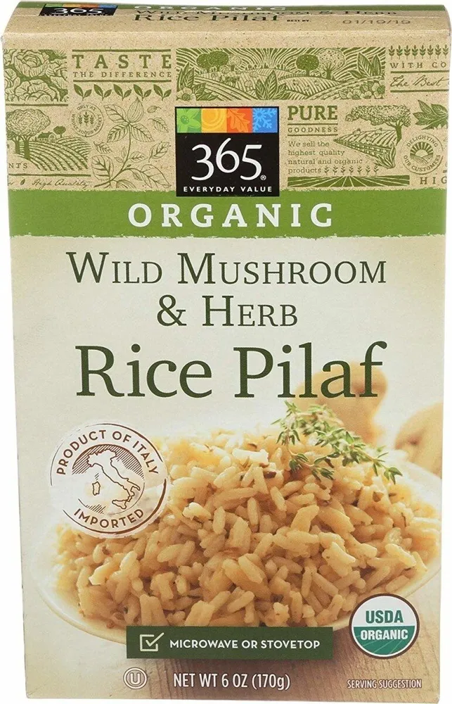Organic rice pilaf