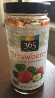 365 everyday value, fruit spread, strawberry