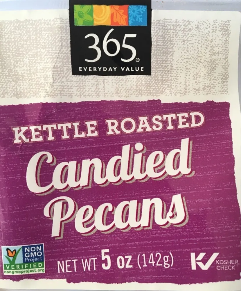 Kettle roasted candied pecans