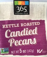 Kettle roasted candied pecans