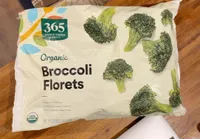 Organic broccoli florets