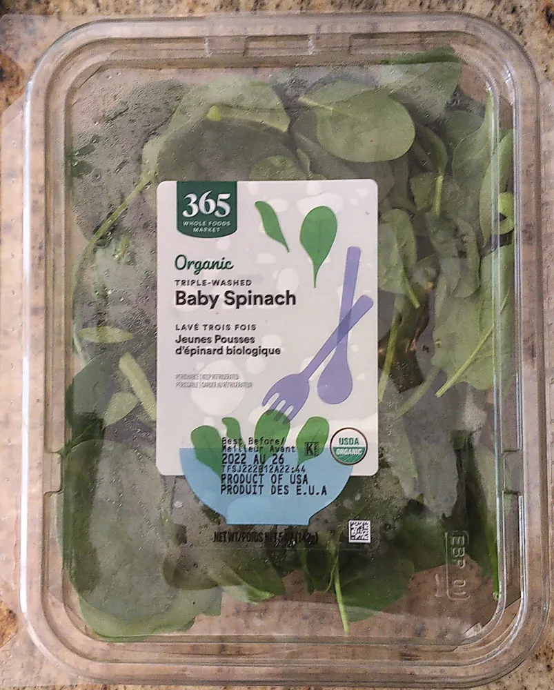 Organic Baby Spinach