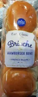 Brioche hamburger buns