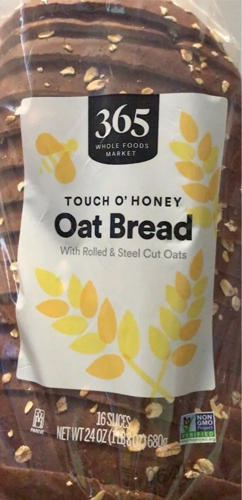 Touch O' Honey Oat Bread