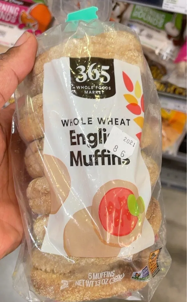Whole wheat english muffins