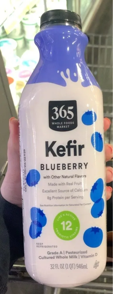 Blueberry kefir