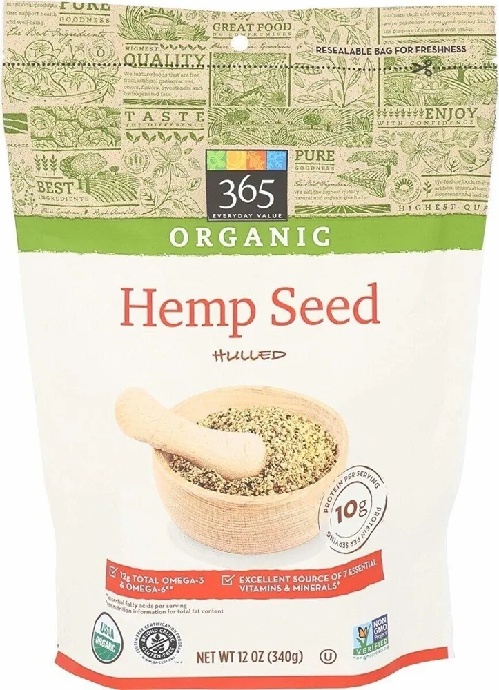 Organic Hulled Hemp Seed