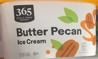 Butter pecan ice cream