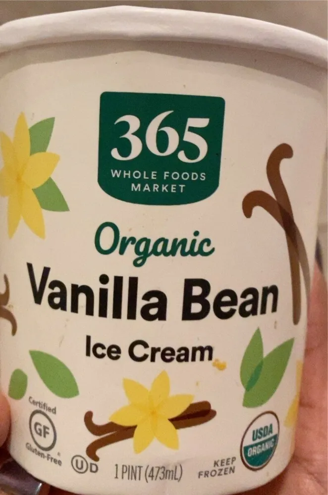 Organic Vanilla Bean Ice Cream