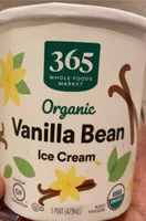 Organic Vanilla Bean Ice Cream