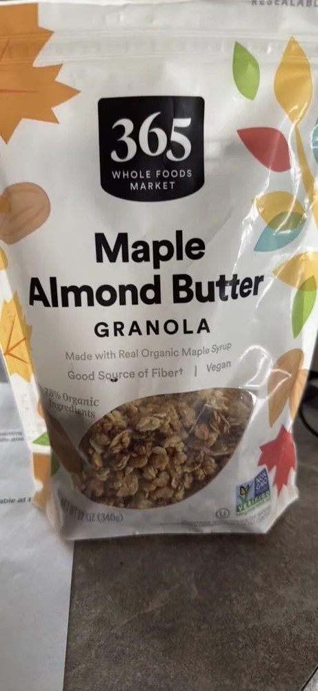 Maple Almond Butter Granola