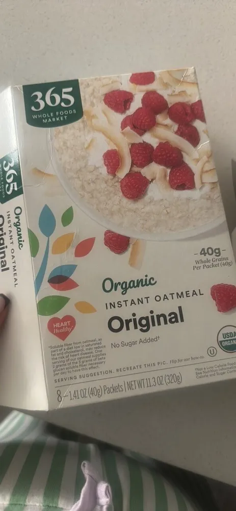 Organic Instant Oatmeal Original
