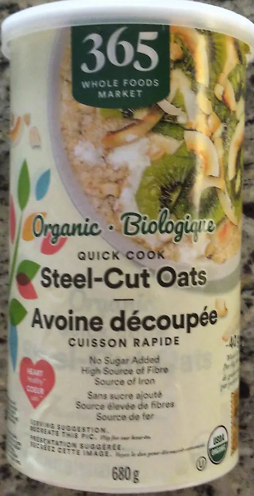 Organic Quick Cook Steel-Cut Oats