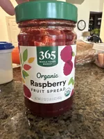 Organic Raspberry Fruit Spread