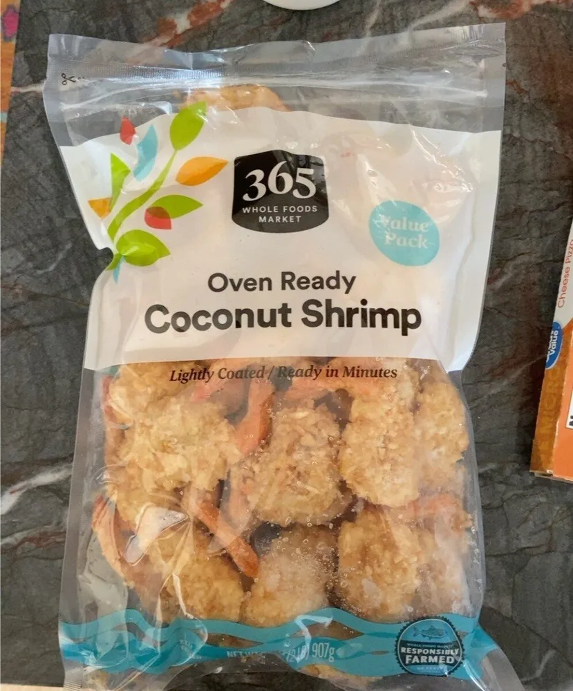 Oven ready coconut shrimp