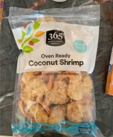 Oven ready coconut shrimp