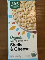Organic White Cheddar Shells & Cheese