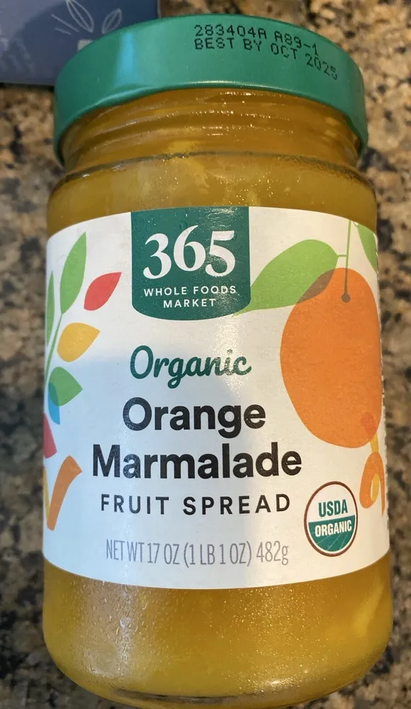 organic orange marmelade