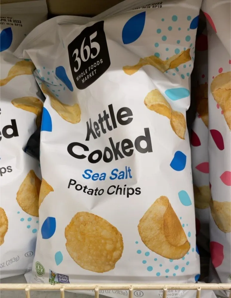 Kettle cooked sea salt potato chips