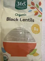 Organic Black Lentils