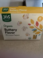 Organic Buttery Flavor Microwave Popcorn