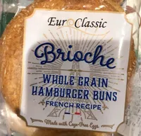 Whole grain hamburger buns