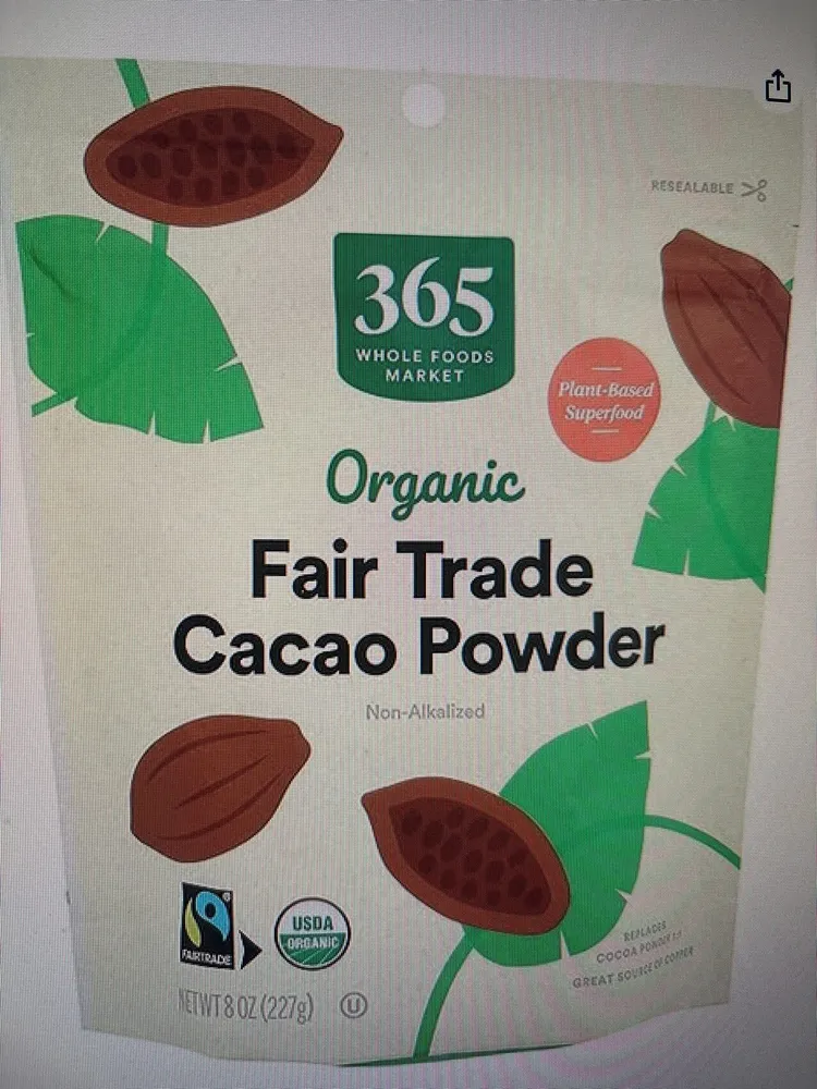 Organic Fair trade cacao powder