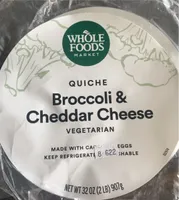 Broccoli & Cheddar Cheese Quiche