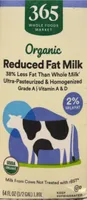 Organic Reduced Fat Milk