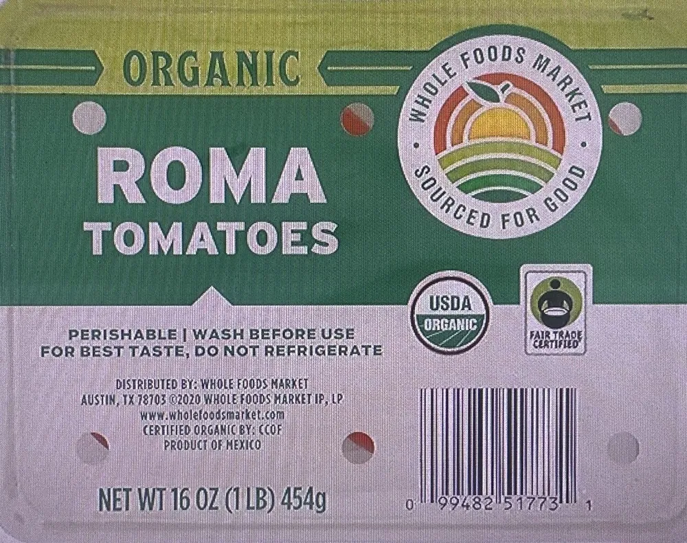 Organic Roma Tomato