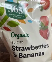 Organic Sliced Strawberries & Bananas
