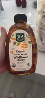 Organic Light Amber Wildflower Honey