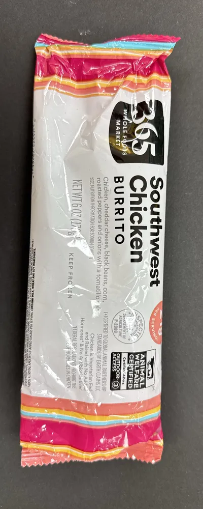 Southwest Chicken Burrito