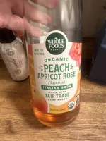 Organic Peach Apricot Rose Italian Soda