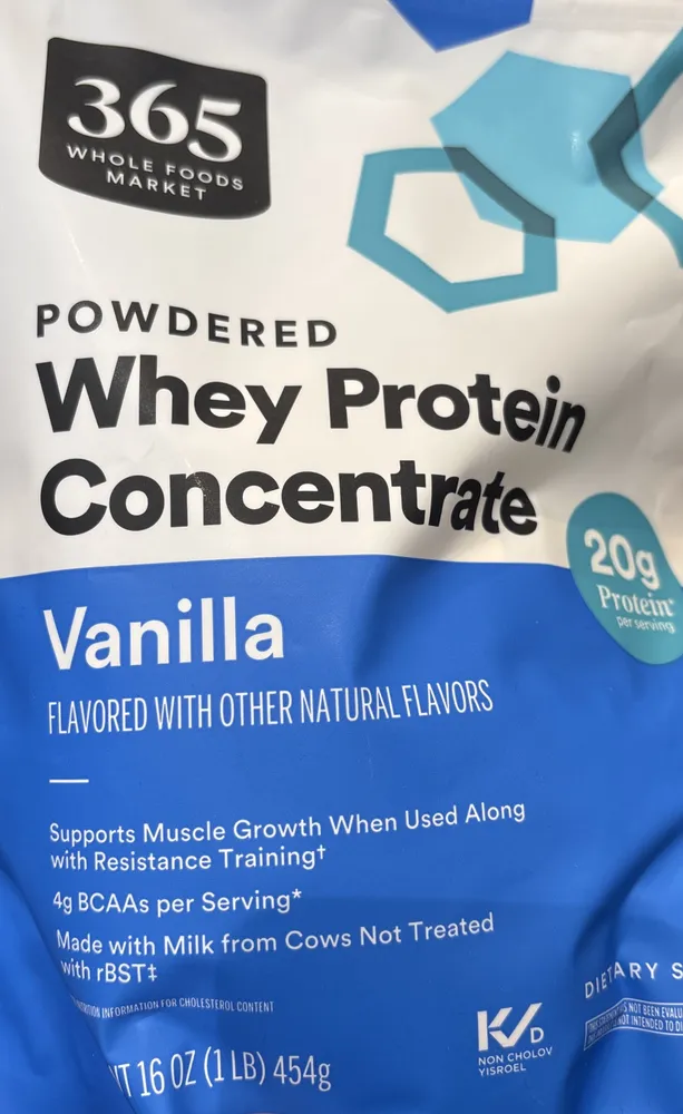 Powdered Whey Protein Concentrate Vanilla