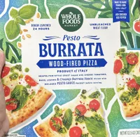 Pesto Burrata Wood-Fired Pizza