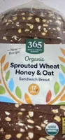 Organic Sprouted Wheat Honey & Oat Sandwich Bread
