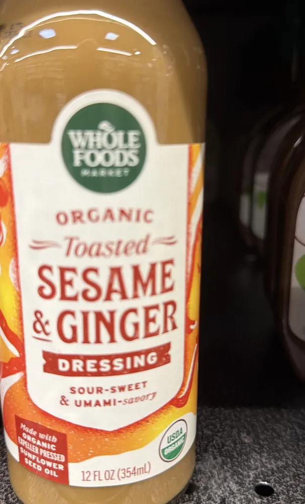 Organic Toasted Sesame & Ginger Dressing